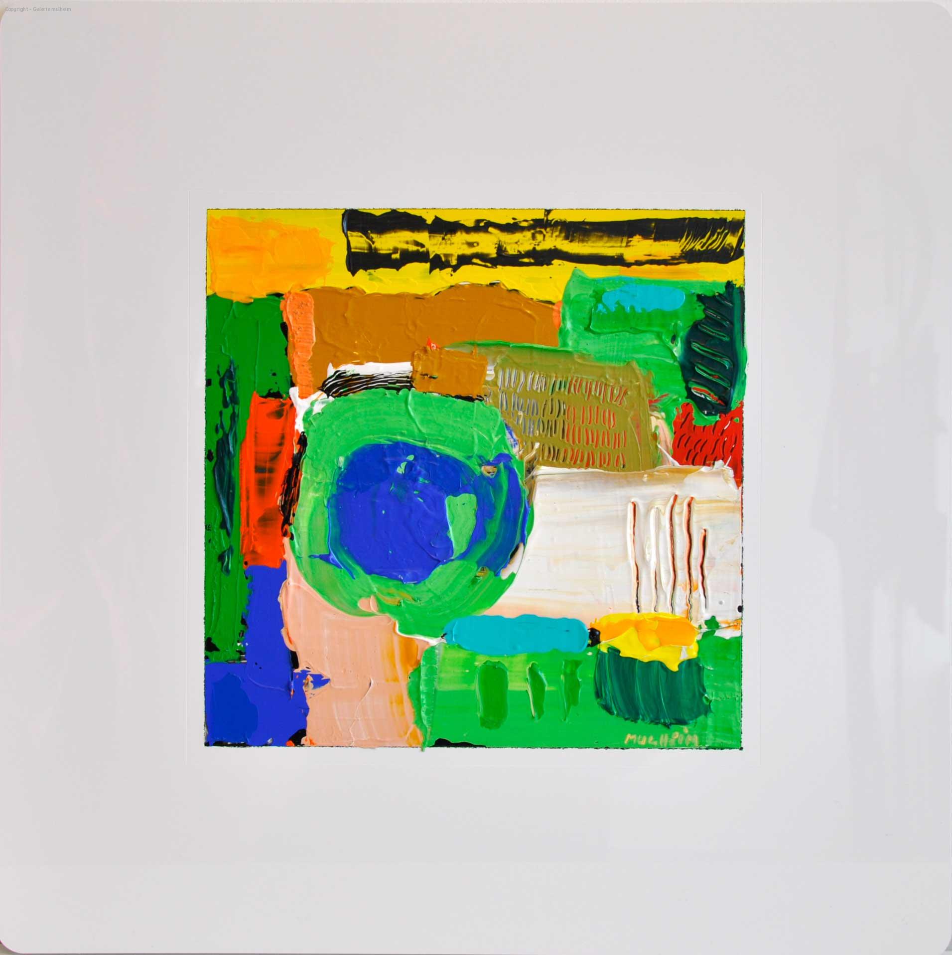 Greenery - Peinture sur plexiglass - Format 50 cm x 50 cm