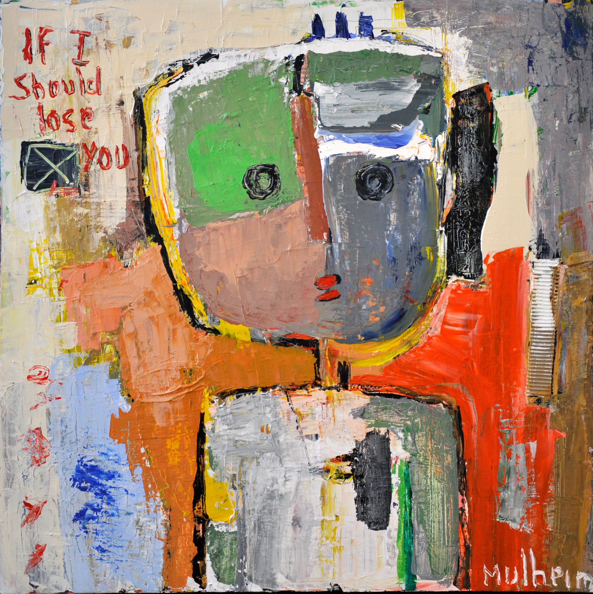 If I should lose you - Œuvre sur toile - Format 100 cm x 100 cm