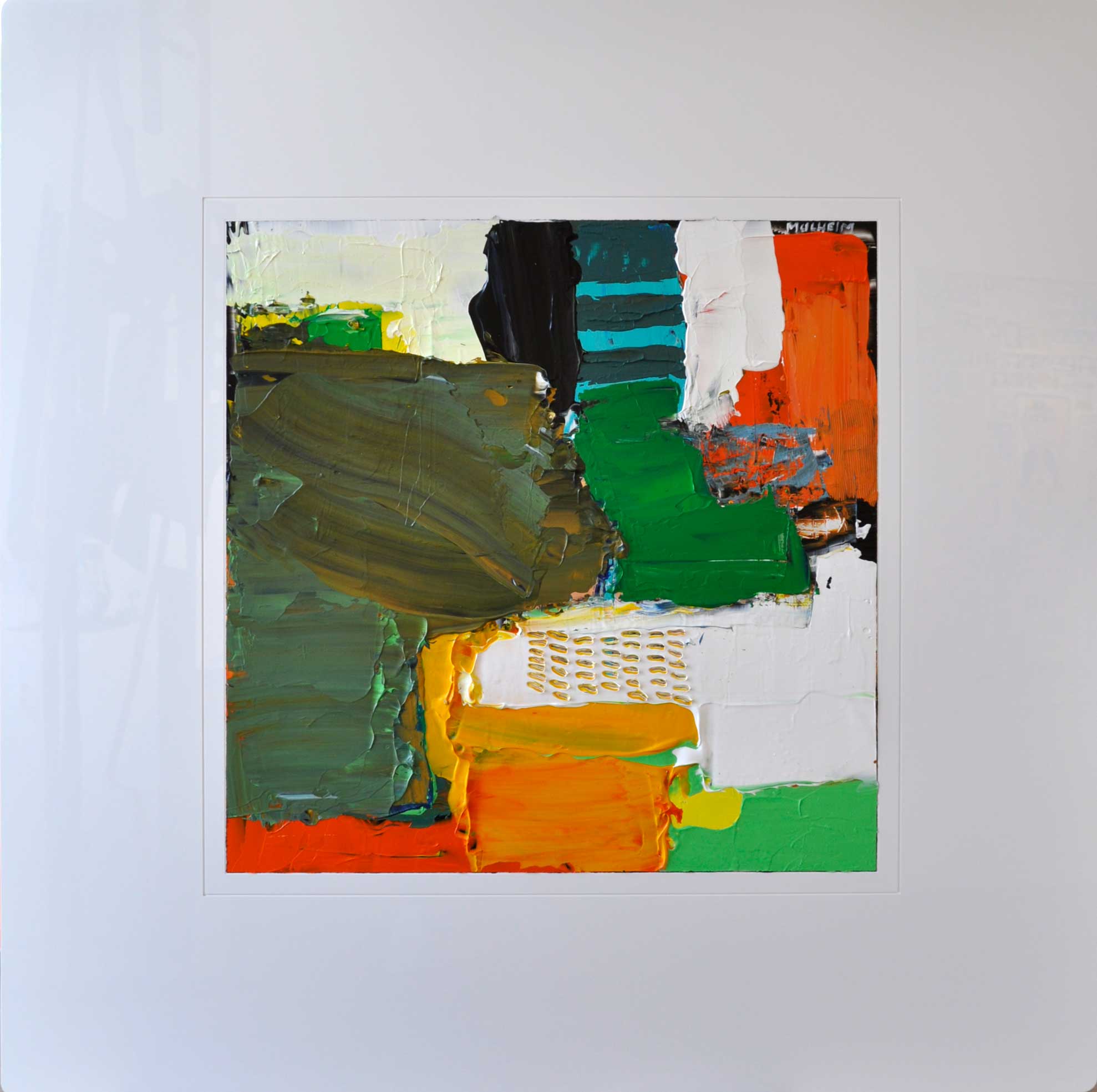 Beauty - Peinture sur plexiglass - Format 100 cm x 100 cm