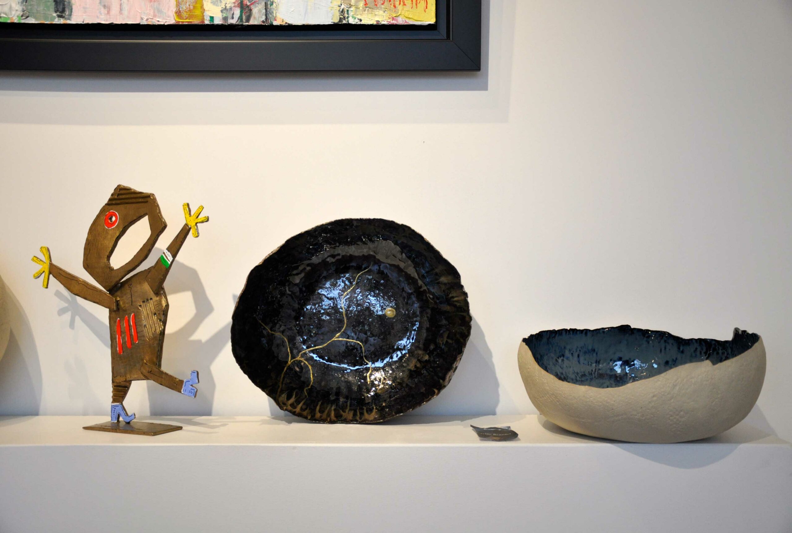 Grandes coquilles expo Galerie : Noir Kintsugi / Abyme