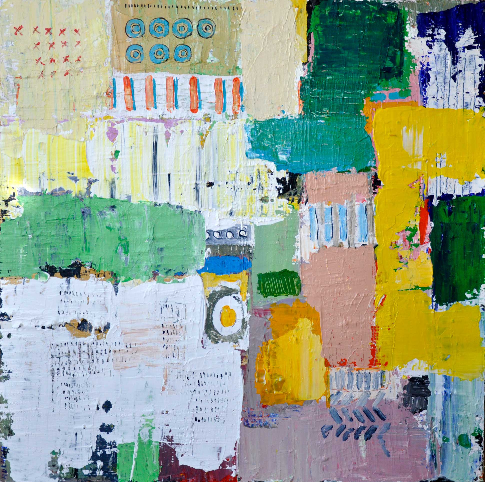 Could we be more - Abstrait sur toile Format 100 cm x 100 cm