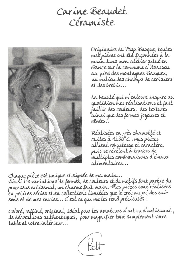 CARINE BEAUDET CÉRAMISTE
