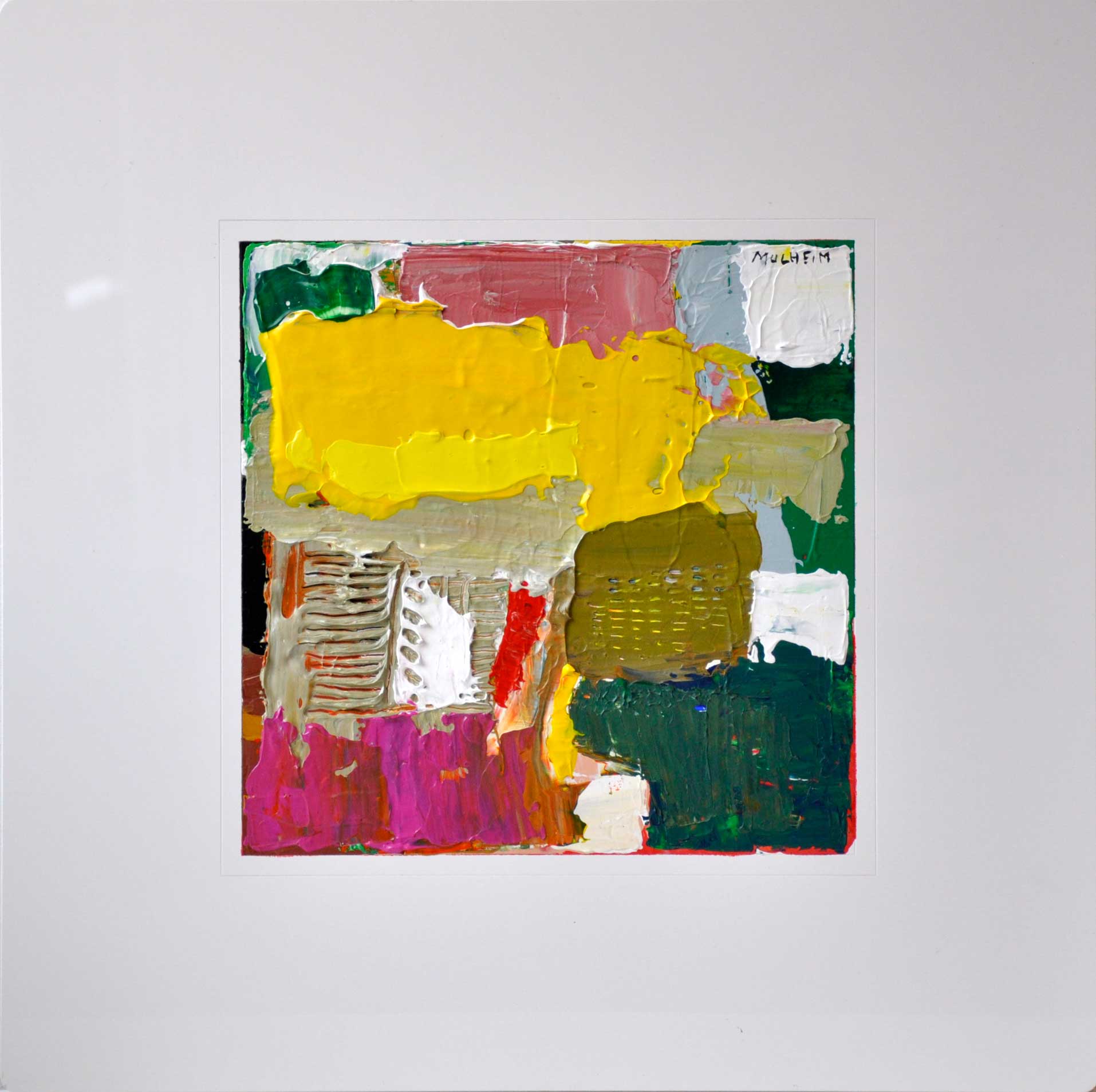 " Peaceful " - Peinture sur plexiglass - Format 50 cm x 50 cm