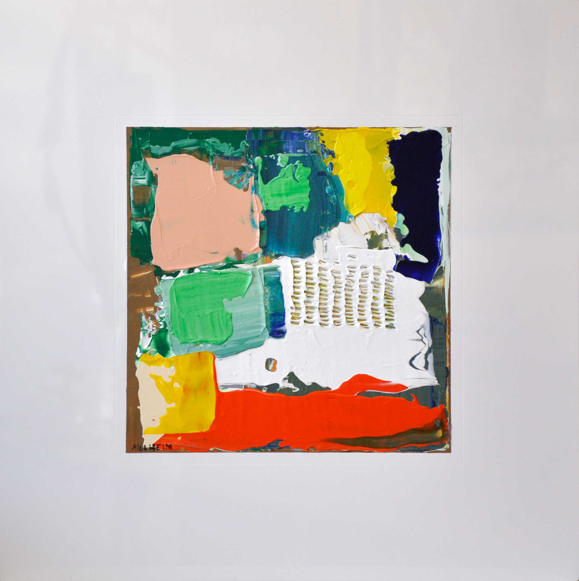" So harmonious " - Peinture sur plexiglass - Format 50 cm x 50 cm